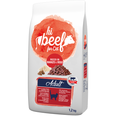 Hi Beef Cat Adult Manzo e Riso 1.2KG