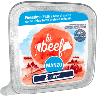 Hi Beef Puppy Vaschetta Manzo 100G