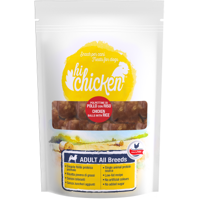 HI Chicken Snack polpettine pollo riso 90G