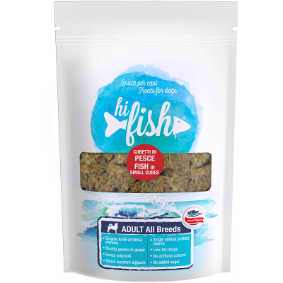 Hi Fish Snack  Dog Cubetti di Pesce 100G