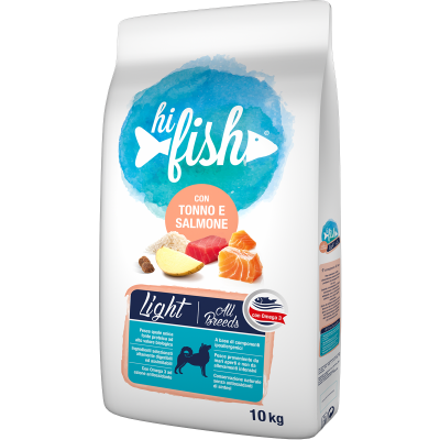 Hi Fish Dog Adult Light Tonno e Salmone 10KG