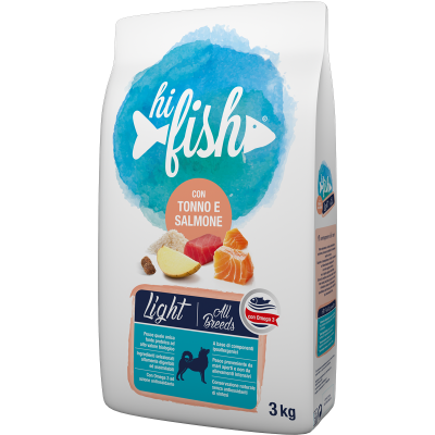 Hi Fish Dog Adult Light Tonno e Salmone 3KG