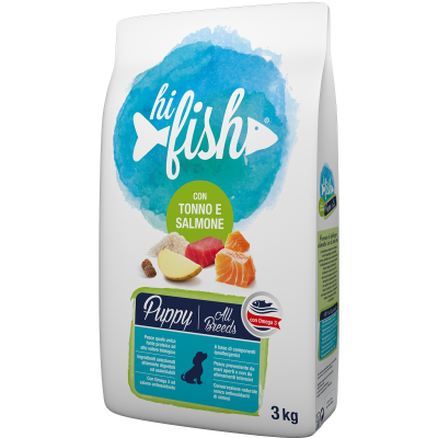 Hi Fish Puppy Tonno Salmone 3KG