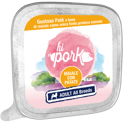 Hi Pork Dog Maiale e Patate 100G