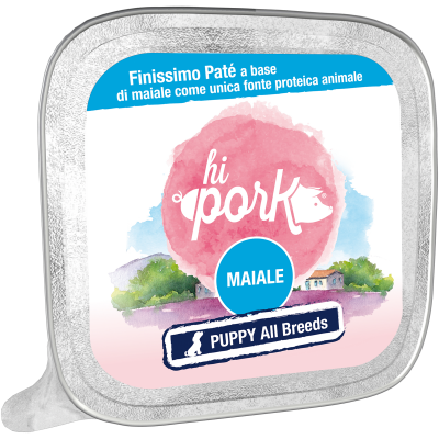 Hi Pork Puppy Vaschetta Maiale 100G