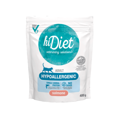 Hi Diet Cat Hypoallergenic Salmone 400G